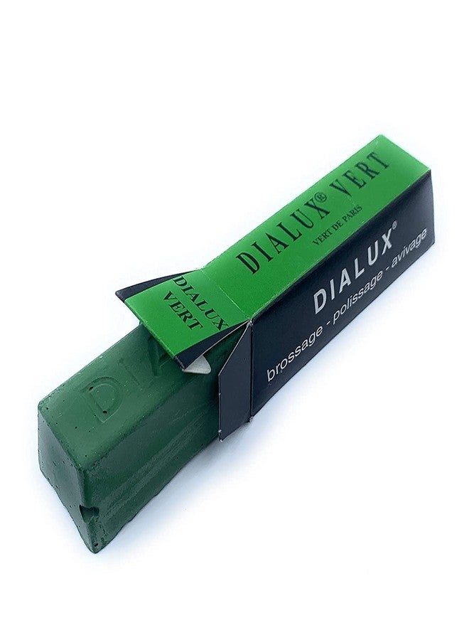 Fozti Dialux Green High Polishing Rouge Bar used on White Gold, Platinum & Harder Metals for Final Polishing Process for Jewellery Making & Repair, Watchmaking, Model Making & Hobby Crafts DIY - Image 2